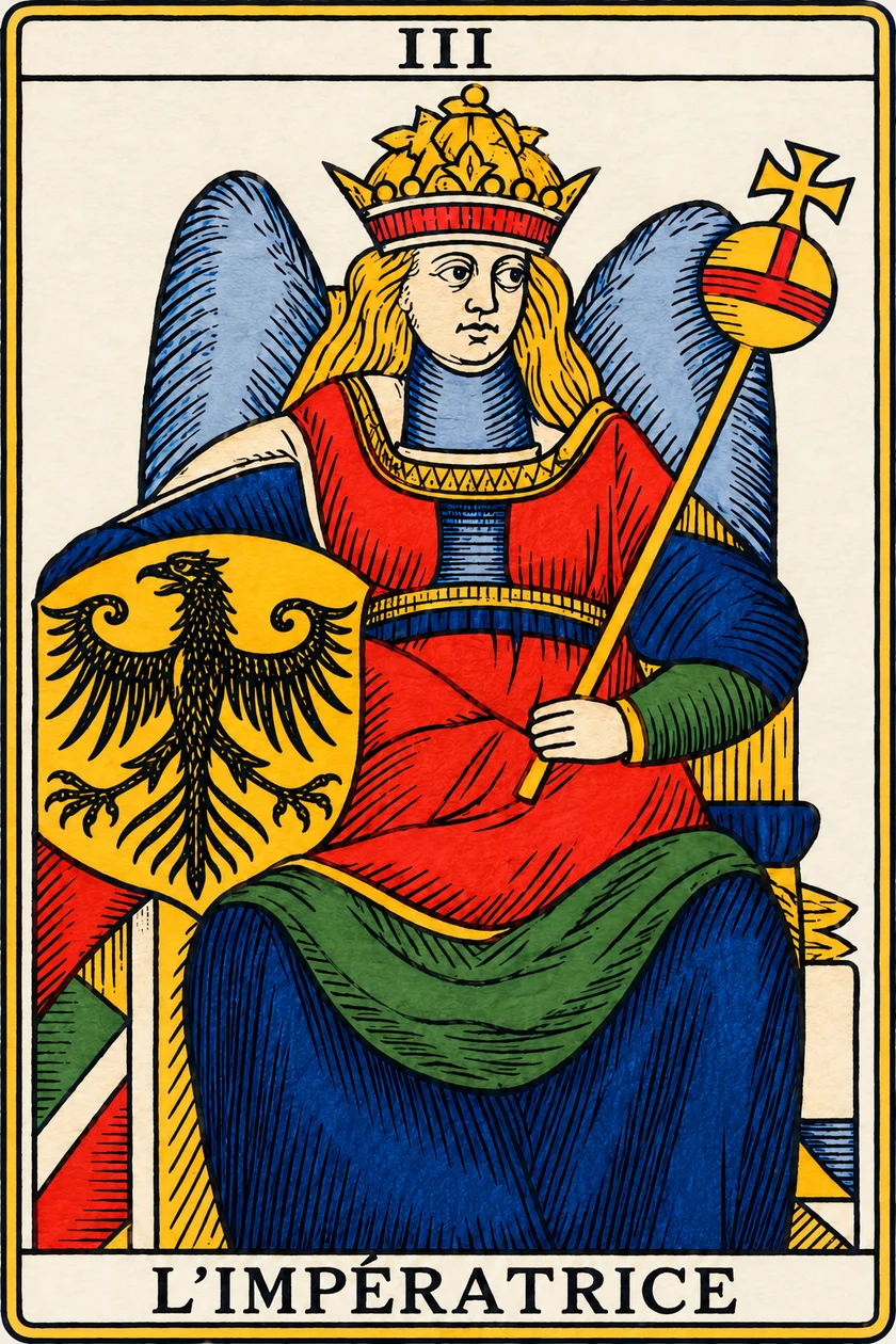 L’Impératrice — Tarot de Marseille