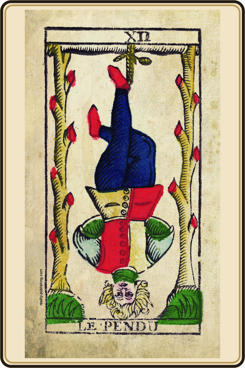 Le Pendu — Tarot de Marseille